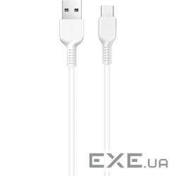 Кабель HOCO X20 Flash USB-A to Type-C 1м White (6957531068853)