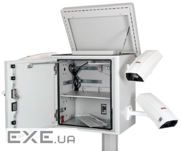 Навісна шафа Mobese IP66 14U650x450, антівандальна, сіра (LN-MOB01-ZRH-LG)