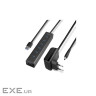 Концентратор AXAGON USB 3.1 to 7xUSB 3.0 + power adapter black (HUE-SA7BP)