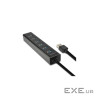Концентратор AXAGON USB 3.1 to 7xUSB 3.0 + power adapter black (HUE-SA7BP)
