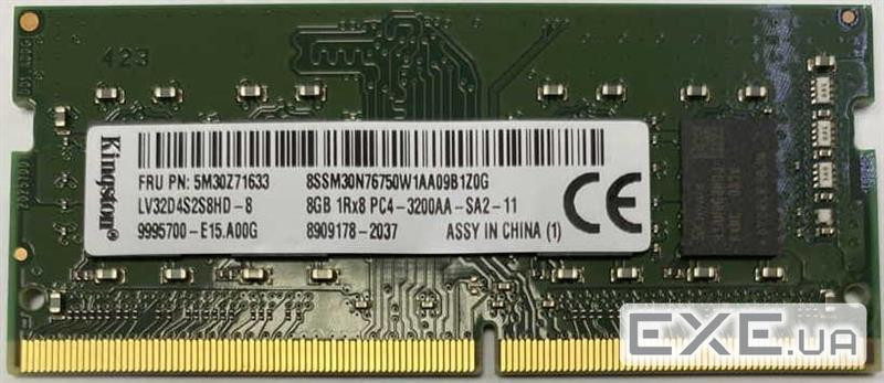 Модуль пам'яті SO-DIMM 8GB/3200 DDR4 Micron (LV32D4S2S8HD-8)