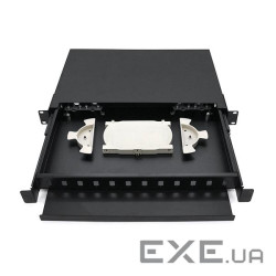 Оптична патч-панель Merlion ML-OP-S408A-12C 12-канальна, SC Simplex adapter, (485*340*44мм) )
