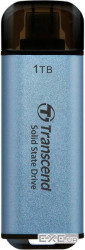 Портативний SSD TRANSCEND ESD300 1TB USB3.1 Gen2 Sky Blue (TS1TESD300C)