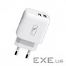 Зарядний пристрій SkyDolphin SC22EB (2USB, 2.1A) White (MZP-000161)