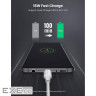 Дата кабель USB 2.0 AM to USB-C 0.25m 3A braided US288 white Ugreen (60129)