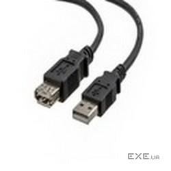 Кабель пристроїв-подовжувач Gutbay USB2.0 A M/F 0.6m,AWG24+28 2xShielded D=4.0mm (78.01.2860-300)