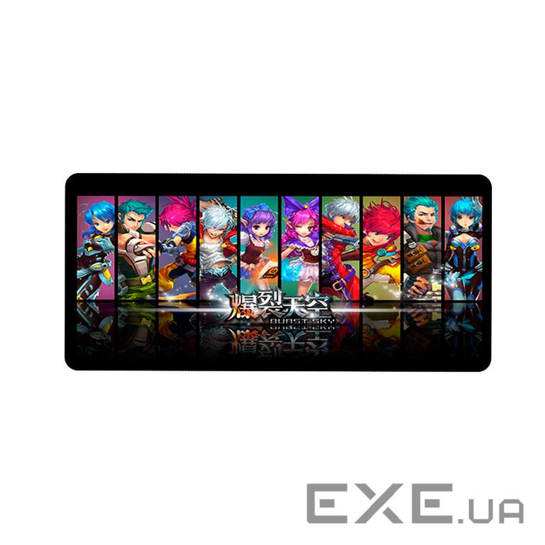 Коврик 300*800 тканинний Burst sky з боковою прошивкою, толщина 3 мм, Пакет (YT8)