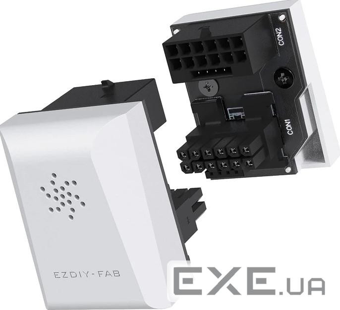 Адаптер EZDIY-FAB 12VHPWR 180, White, STD, Aluminum, для RTX 40xx, до 600 Вт (EZDPI189-26)