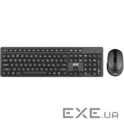 Комплект клавіатура та миша 2E MK420 WL, EN/UK, чорний (2E-MK420WB UA) (2E-MK420WB UA)