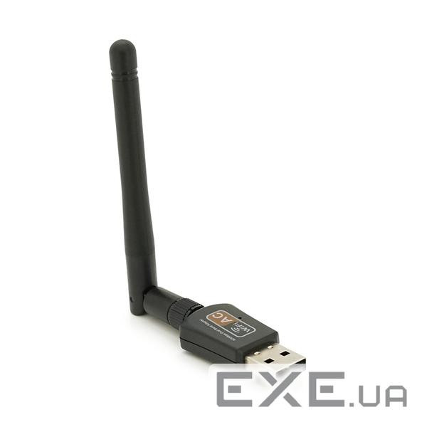 Wi-Fi-USB бездротовий адаптер Merlion LV-UAC08, RTL8811CU, з антеною 20см , 802. (LV-UAC08-RTL8811CU)