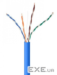 Вита пара,Cablexpert UPC-5004E-SOL-B, CAT5e, одножильна, алюміній під міддю (CCA з AWG24)