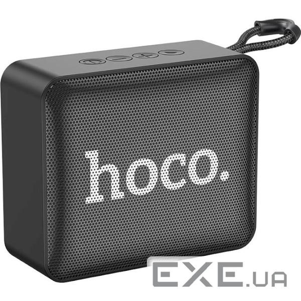 Портативна колонка HOCO BS51 Gold Brick Black (6931474780737)