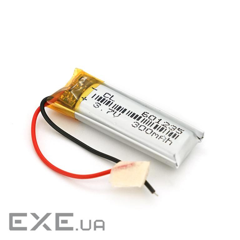 Літій-полімерний акумулятор 6*12*35mm (Li-ion 3.7В 200мА&middot,год) (601235) ) (601235)