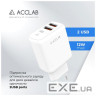 Зарядний пристрій ACCLAB AL-TC224 2хUSB 5В/2,4A/12W (1283126538834)