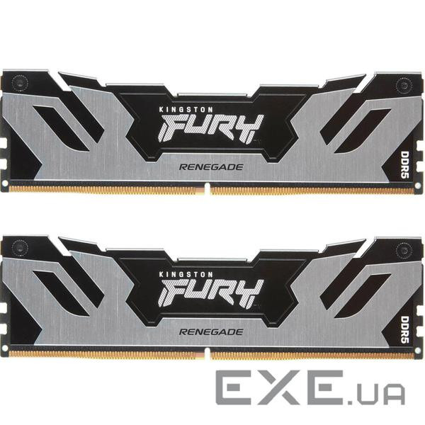 Модуль пам'яті KINGSTON FURY Renegade Black/Silver DDR5 6400MHz 64GB Kit 2x32GB (KF564C32RSK2-64)