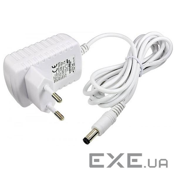 Імпульсний адаптер живлення 9В 1А (9Вт) штекер 5.5 / 2.5 довжина 1м, Q50, White (YT-0901) , Q50, White (YT-0901)
