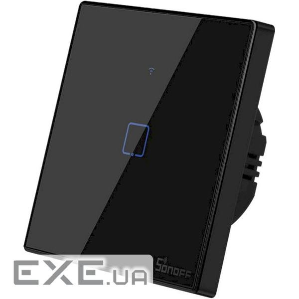 Розумний вимикач SONOFF Smart Wall Touch Switch Black (T3EU1C-TX)