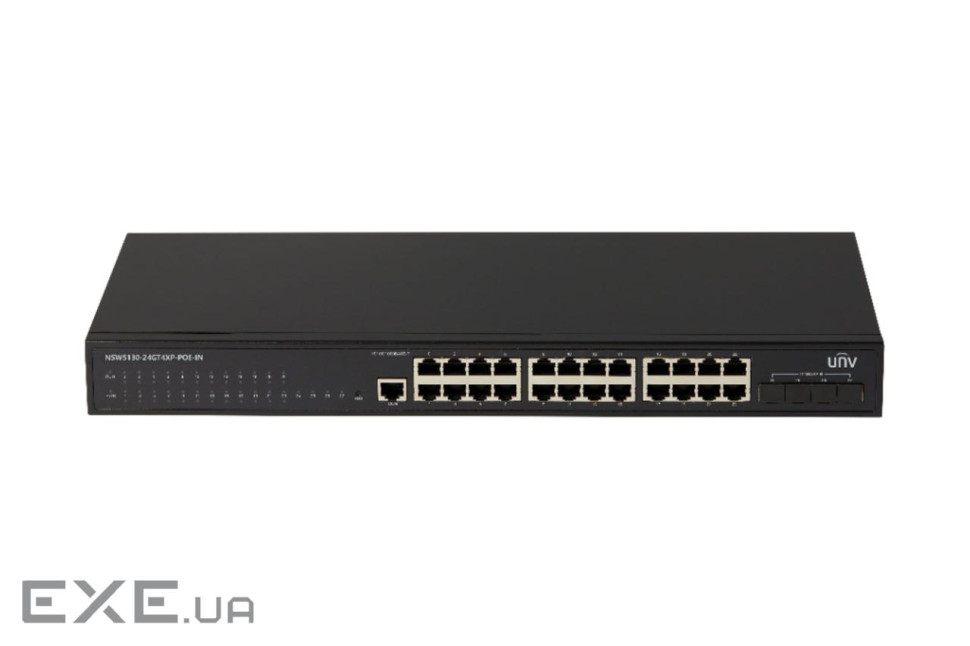 Комутатор UNV Industrial Switches (NSW5130-24GT4XP-POE-IN)