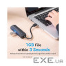 Концентратор Vention USB 3.0 to 3хUSB 3.0/RJ45 Gigabit black (CHNBB)