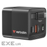 Зарядний пристрій Verbatim GaN 65 W 2 ports (USB-C/1xUSB-A) (32217)