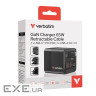 Зарядний пристрій Verbatim GaN 65 W 2 ports (USB-C/1xUSB-A) (32217)