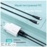 Дата кабель USB 2.0 AM to USB-C 1.0m 3A textured PVC black ColorWay (CW-CBUC094-BK)