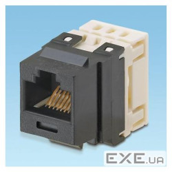 Модуль Keystone RJ45, кат. 6, UTP, чорний , Panduit NetKey (NK688MBL)