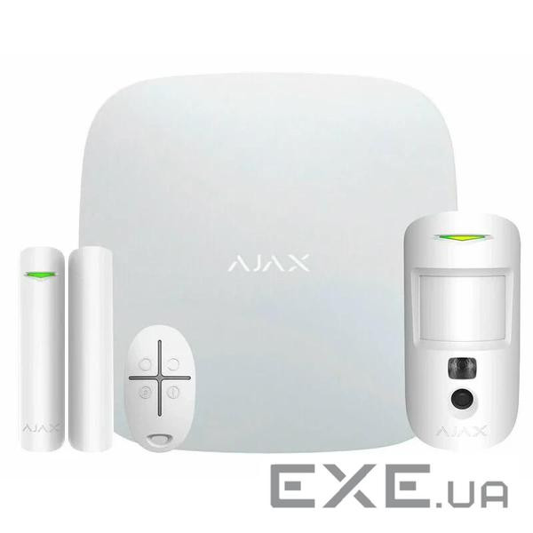Комплект охоронної сигналізації Ajax StarterKit Cam (8EU) UA white