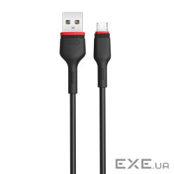 Кабель XO NB-P171 USB - microUSB, (M/M), 2.4A 1 м Black (6920680873661)