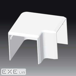Кут прямий для LHD 40x40 білого кольору, Серія LHD, ПВХ (8643_HB) (8643_HB)