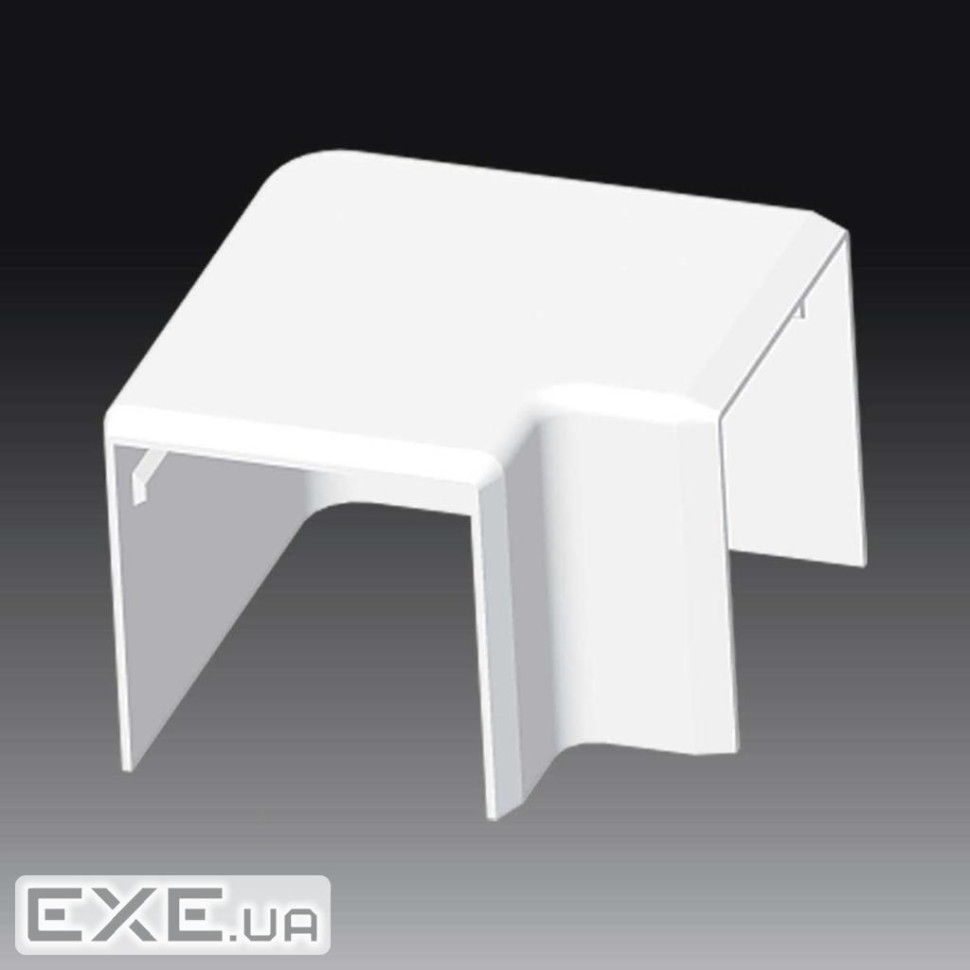 Кут прямий для LHD 40x40 білого кольору, Серія LHD, ПВХ (8643_HB) (8643_HB)