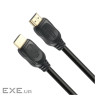 Кабель HDMI (M) - HDMI (M), 1.5 м, Black, ColorWay, V2.0, 4K / 60 Гц (CW-CBHD078-BK)