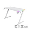 Стіл Trust GXT 709W LUMINUS, (120х74см), RGB, білий (25328) (25328)