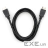 Кабель мультимедійний HDMI M to HDMI M 3.0m V2.0 Vinga (VCPDCHDMIMM3BK)