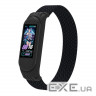 Ремінець для фітнес браслета Armorstandart Braided Solo Loop для Xiaomi Mi Band 4/5/6 Blac (ARM58769)