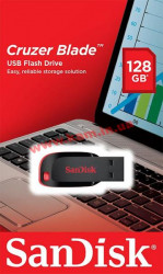 Накопичувач  SanDisk 128GB USB Cruzer Blade (SDCZ50-128G-B35)