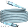 Магнітний кабель живлення та синхронізації Verbatim 60 Вт /USB-C-USB-C /120 см-блакинтий (31852)