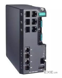 Керований комутатор Ethernet, 6 портів 10/100BaseT(X), 2 порти 100BaseFX mul (EDS-4008-2MSC-HV-T)