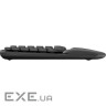 Клавіатура бездротова LOGITECH Wave Keys Ergonomic Keyboard Graphite (920-012304)