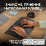 Клавіатура бездротова LOGITECH Wave Keys Ergonomic Keyboard Graphite (920-012304)
