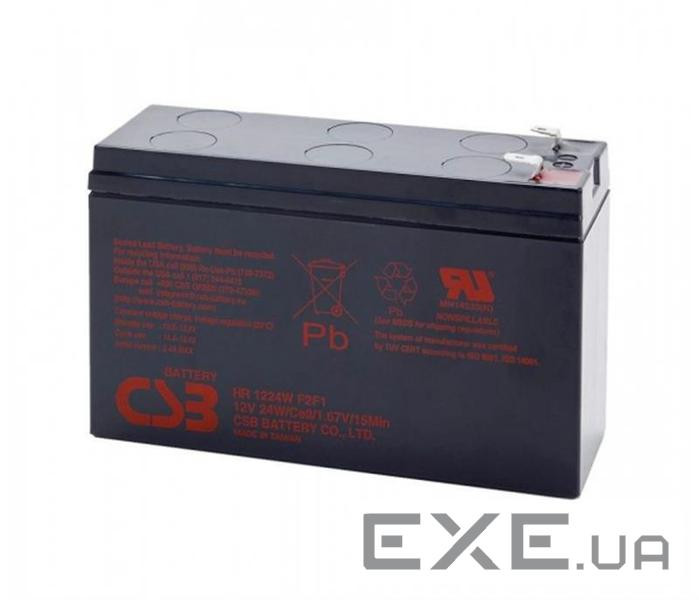 Акумуляторна батарея CSB HR1224WF2, 12V 6.5AH