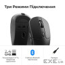 Миша Keychron M3 Wireless/Bluetooth/USB Black PAW3950 (M3-A23)