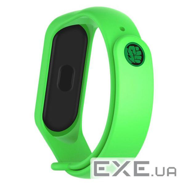 Ремінець для фітнес браслета Armorstandart Superhero Edition Xiaomi Mi Band 5 Hulk Gre (ARM57069)