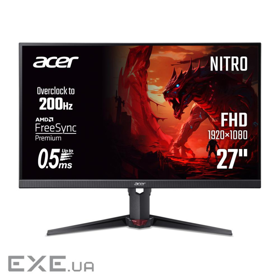Монітор ігровий IPS 27",1920*1080,200 Гц,HDMI*2,DP ,HAS ACER XV270X1BMIIPRX (UM.HX1EE.101)