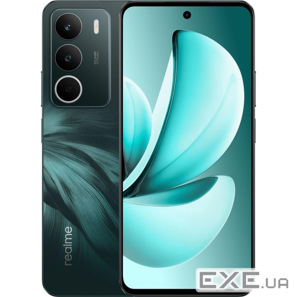 Смартфон Realme C71 8/256GB (RMX5303) Forest Owl, 6.67" (1604x720) IPS (RMX5303 8/256GB Forest Owl)