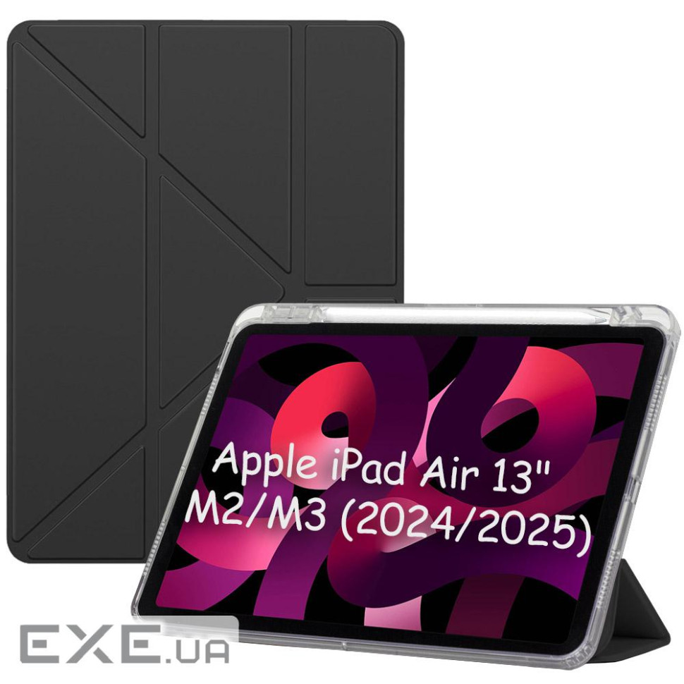 Чeхол-книжка BeCover Ultra Slim Origami для Apple iPad Air 13 M2 2024 13" Black (711695)