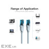 Патч-корд 3м, RJ-45 cat 5e UTP blue Vention (VAP-A10-S300)