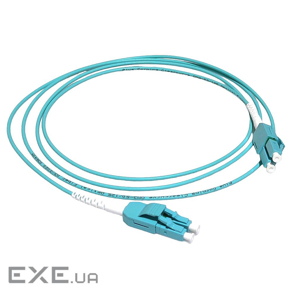 ВО патч-корд, LC/UPC-LC/UPC, Uniboot, 2.0мм, OM3, Duplex, LSZH, 1.5 м , Corning (UMUM02TNZ20001.5M)