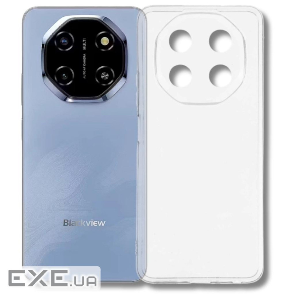 Чохол до мобільного телефона BeCover Silicone Blackview Shark 6 Transparent (714759)