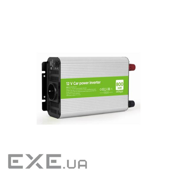 Автомобільний інвертор EnerGenie 12V/220V 800 Вт (EG-PWC800-01)